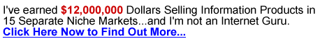 $12,000,000 in 15 Niche Markets...
